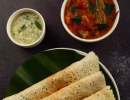 Dosa with Mutton Thanni Kurma