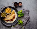 Chicken Stuffed Dosa