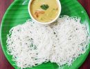 Idiyappam (3 pieces) with Vegetable curry