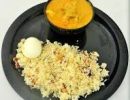 Ney Sorru with Nellai Cashew Veg Curry