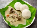Idli (3 pieces) with Mutton Thanni Kurma